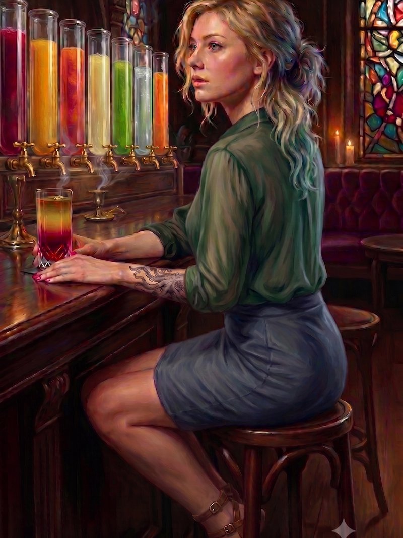 Vampire Belles — Cosette at the bar